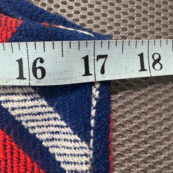 Vintage Sears Mod Mini Dress Retro Plaid Print 100% Acrylic - Picture 7 of 9